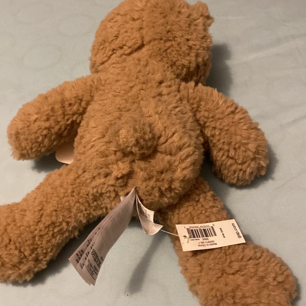Baby Gap Brannan Bear Plush Stuffed Animal Light Brown Tan Fuzzy - Picture 3 of 4